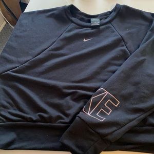 Nike oversized crop plus glitter sweater
